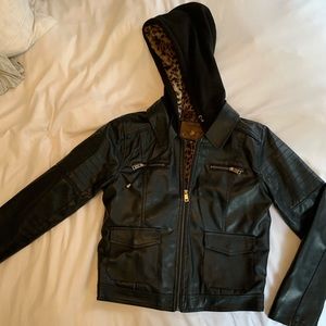 Faux Leather Jacket